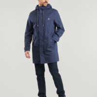 Faguo Gresigne Raincoat Co Syn Woven Navy