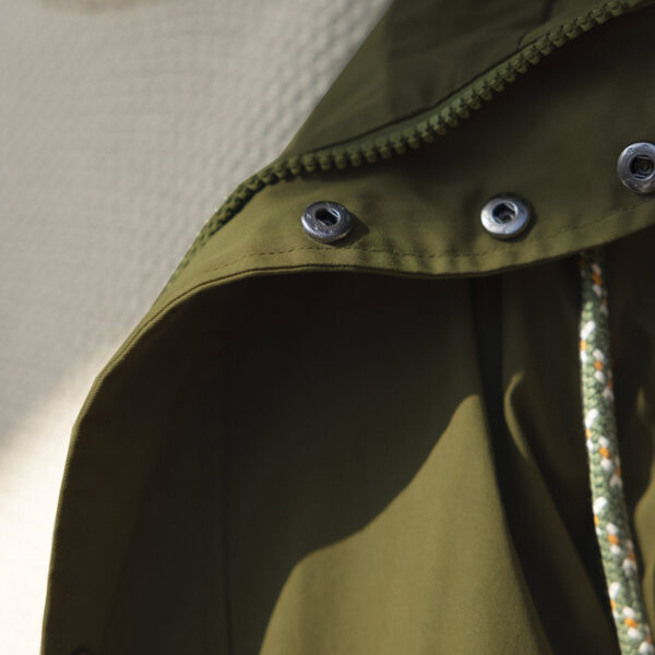 Faguo Gresigne Raincoat Co Syn Woven Khaki